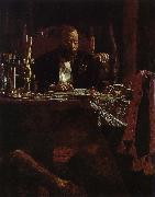 Thomas Eakins The Professor painting